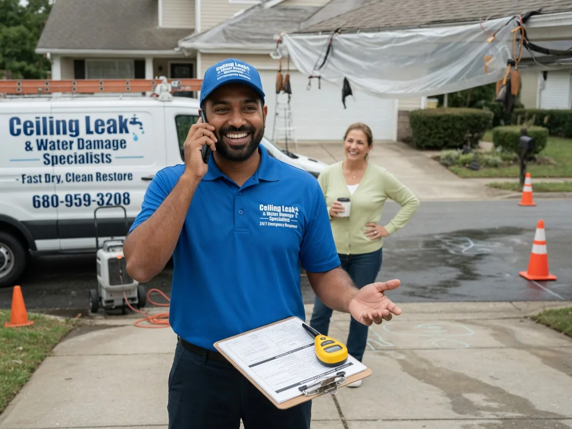 Ceiling Leak Cleanup Midland, OR FAQs